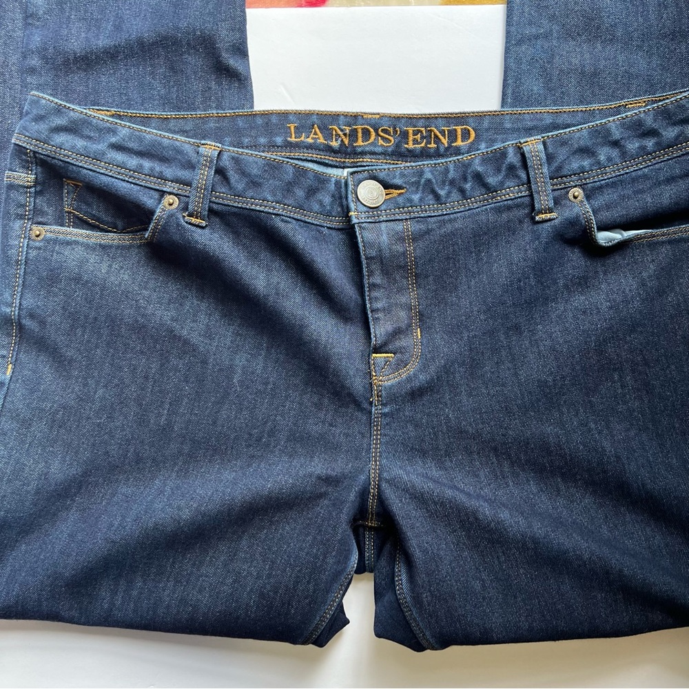 Lands’ End Jeans Straight Leg